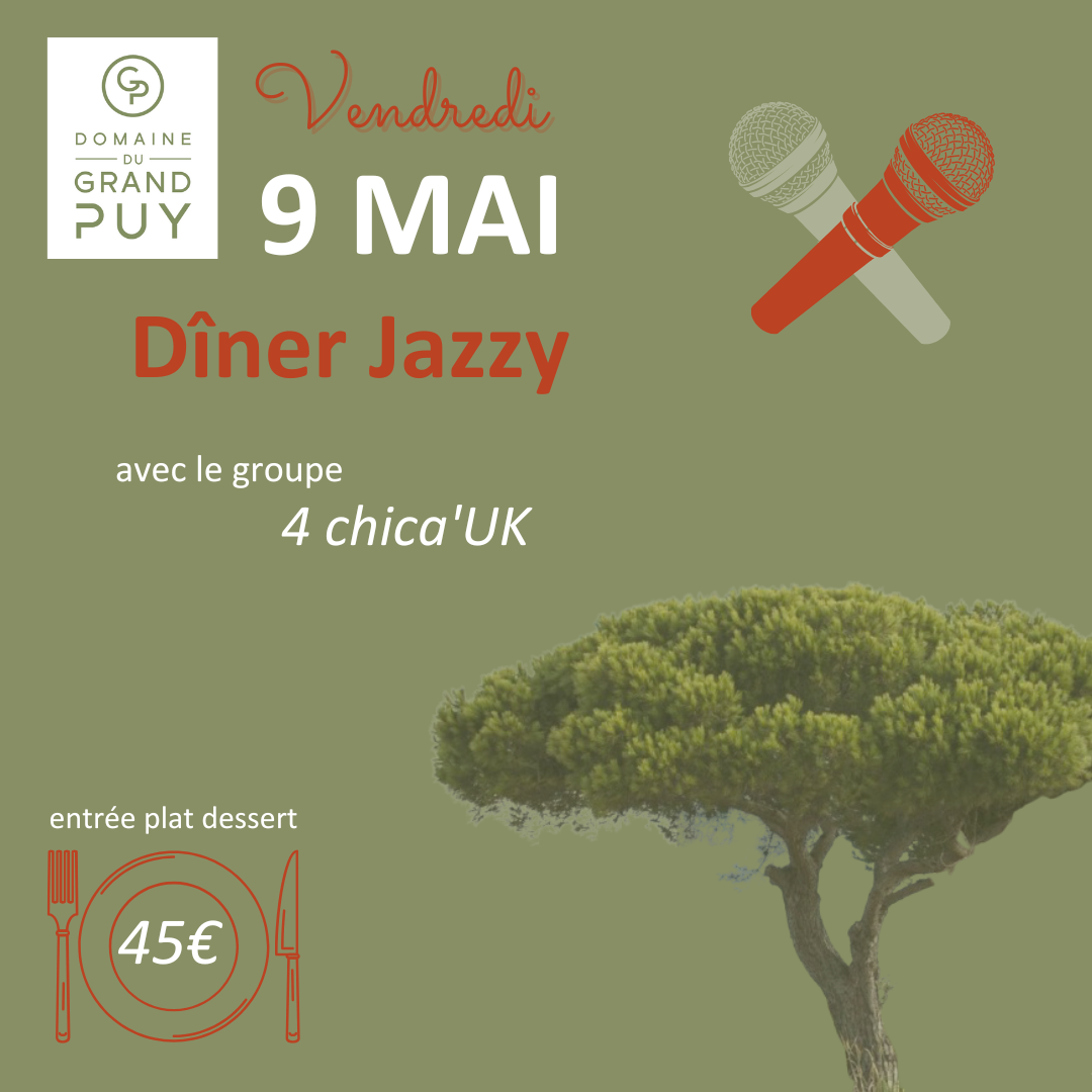 Diner jazz domaine du grand puy
